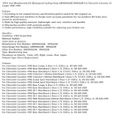 1984-1996 Chevrolet Corvette C4 Coupe Seal Weatherstrip Kit Waterproof  9096GGW