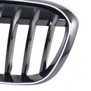 2016-2019 Fit BMW X1 F48 F49 2PCS Gloss Black Front Kidney Grill Grille