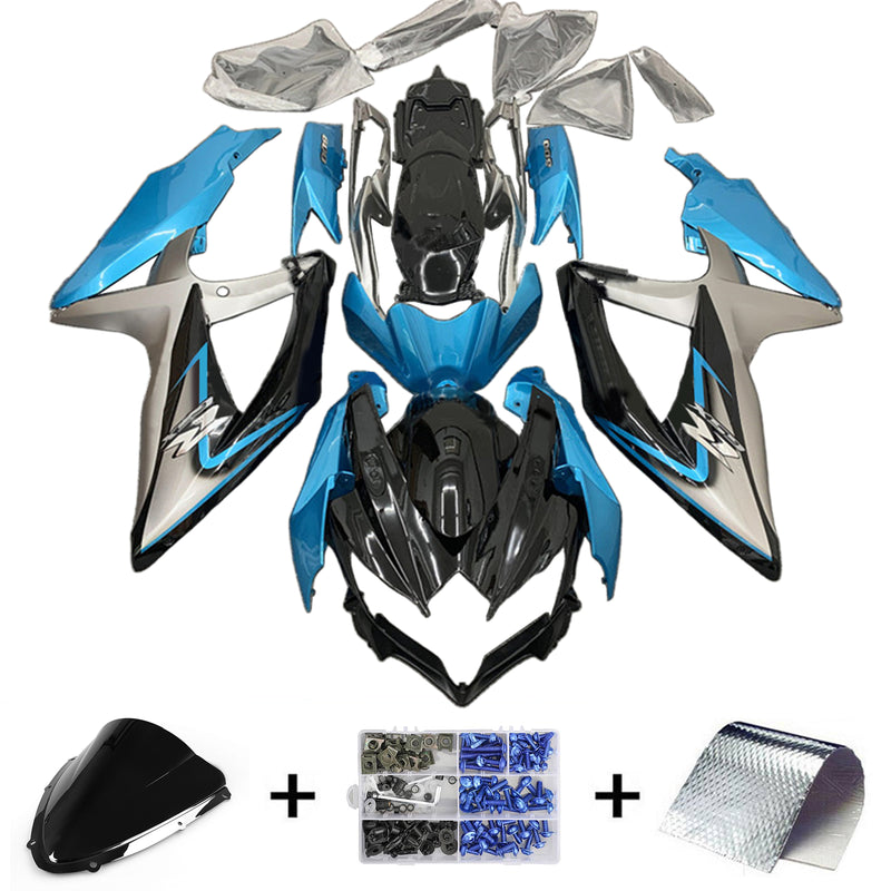 Amotopart Suzuki GSXR 600/750 2008-2010 K8 Fairing Kit Bodywork Plastic ABS