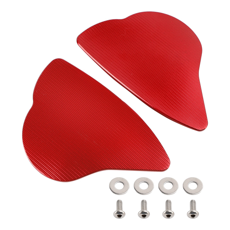 CNC Aluminum Mirror Block Off Plates For Yamaha YZF-R6 YZF-R7 2017-2024