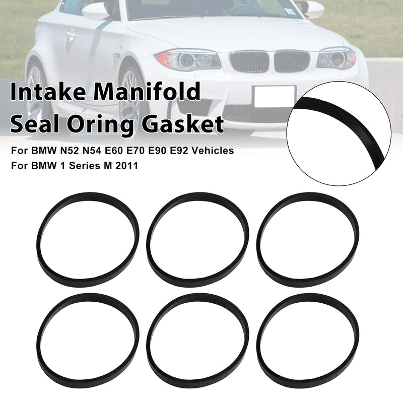 6PCS Intake Manifold Gasket Set 037-6192 Fit BMW E70 E90 E92 X4 X5 X6 3er 5er