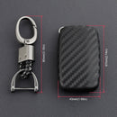 Leather Silicone Car Key Case Cover With Buckle For Range Rover
