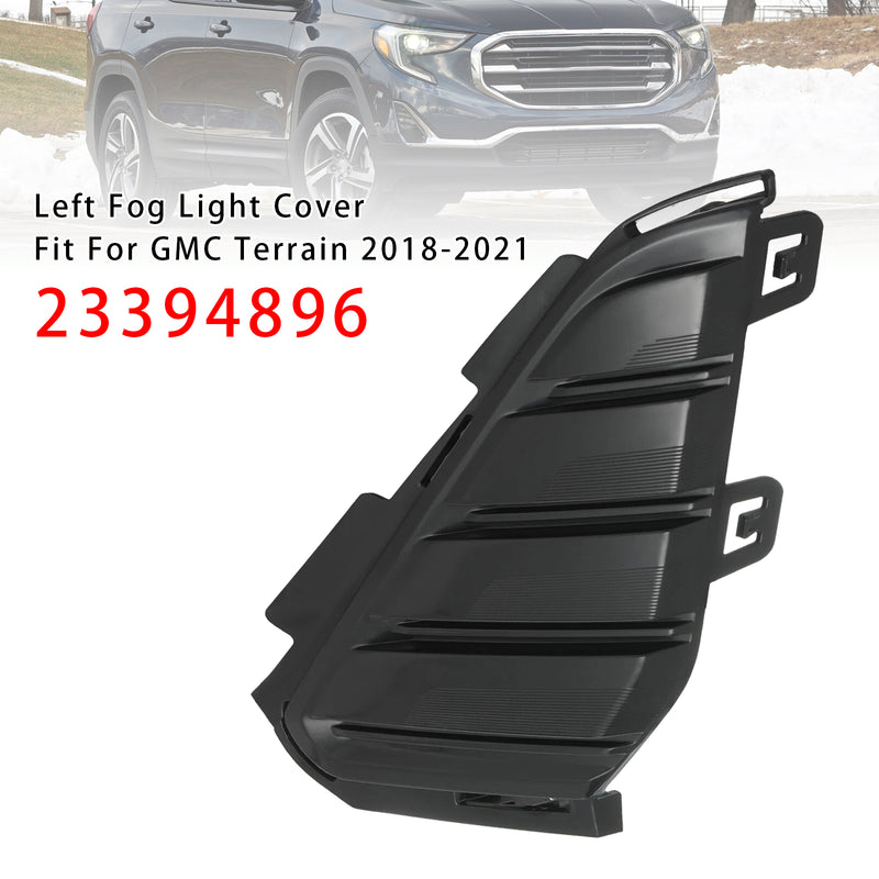 Left Side Bumper Fog Light Cover For GMC Terrain 2018-2021 23394896