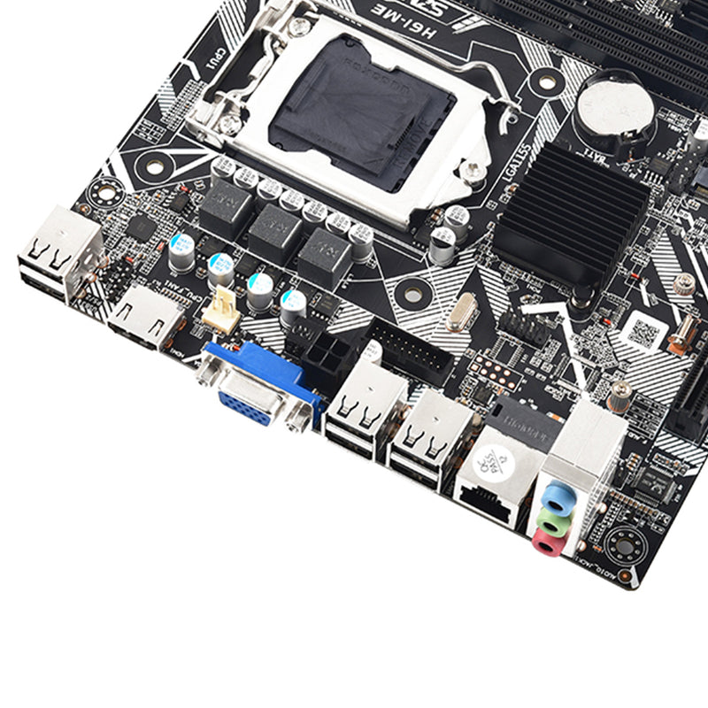 LGA 1155 support 2*DDR3 USB2.0 SATA2 NVME Plate Board PC H61-ME Motherboard
