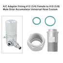 A/C Adapter Fitting #12 (3/4) Female to #10 (5/8) Male Drier Accumulator Hose