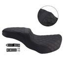 Rider Passenger Seat Front Rear Cushion Fit For Dyna Fxd 2006-2017 Fld Fat Boy