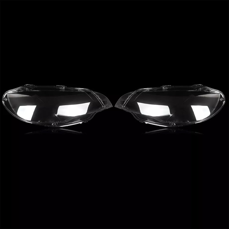 2PCS Clear Headlight Lens Cover Headlamp Left+Right For BMW E71 X6 2008-2014