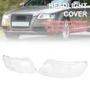 Audi A6 2006-2011 Left +Right Headlight Lens Plastic Cover Shell 4F0941003/04