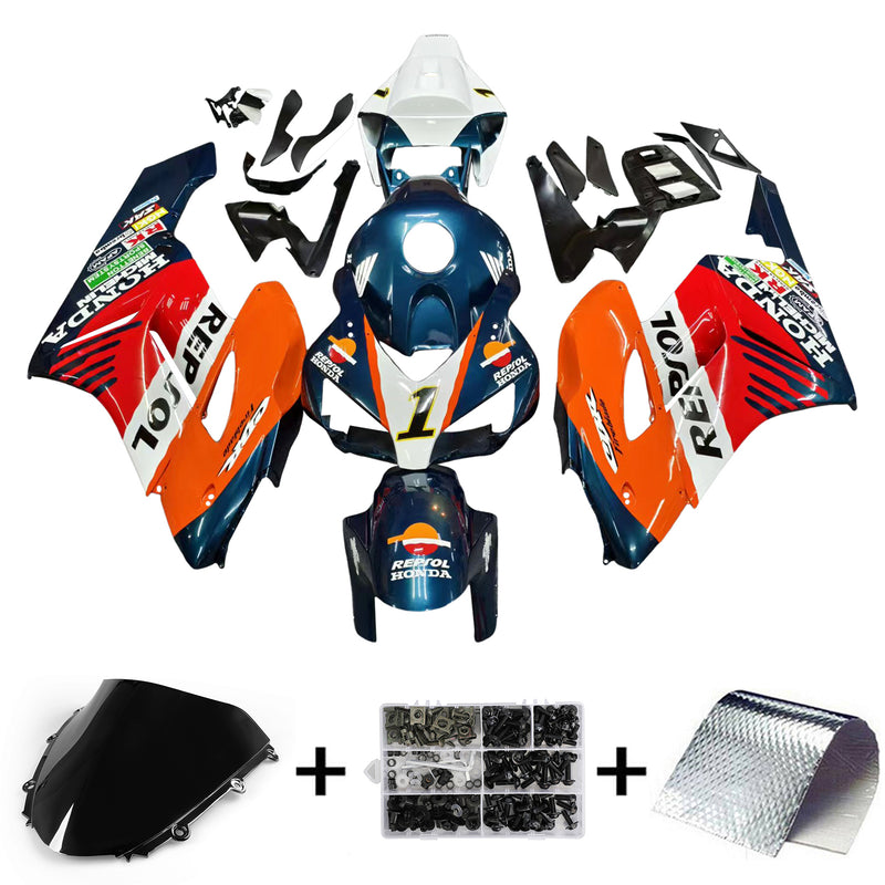 Amotopart Honda CBR1000RR 2004-2005 Fairing Kit Bodywork Plastic ABS