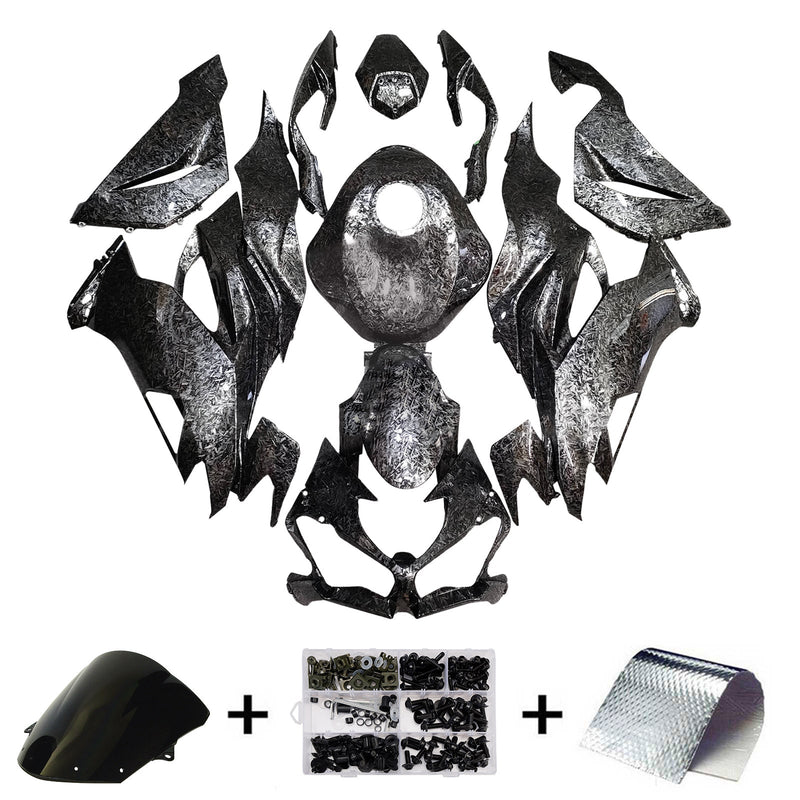Injection Fairing Kit Bodywork Plastic ABS fit For Kawasaki ZX6R 2019-2023
