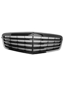 Black Front Grille Grill Fit Mercedes-Benz E Class W212 E350 E550 2010-2013