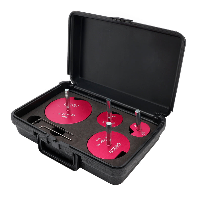 4Pcs PVC Pipe Reamer Plastic PVC Pipe Fitting Reamer Plumbing Tools Kit Fit