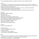 2022-2025 Lexus IS350 Clock Spring With Angle Sensor 89245-30140