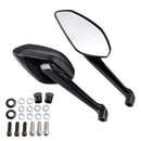BLACK PAIR REAR VIEW MIRRORS FOR DUCATI STREETFIGHTER V2 V4 V4S SP SP2 2020-2024