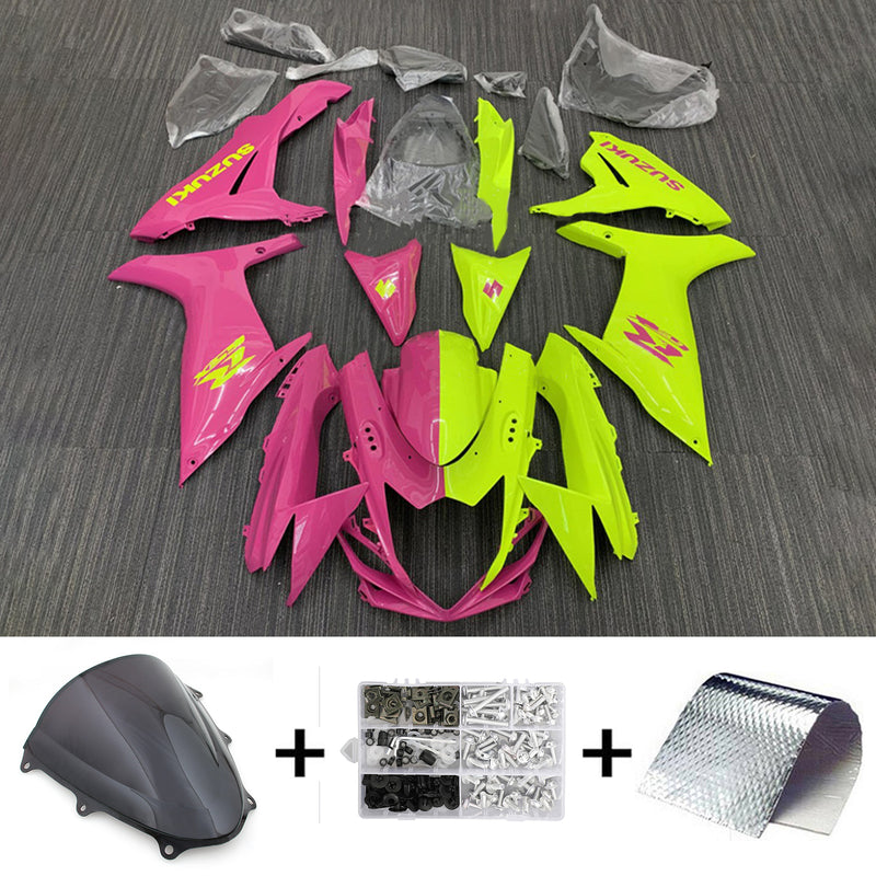 Amotopart  Suzuki GSXR 600/750 2011-2024 K11 Fairing Kit Bodywork Plastic ABS