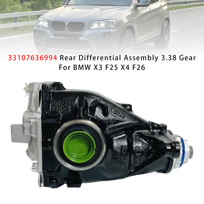 33107636994 Rear Differential Assembly 3.38 Gear For BMW X3 F25 X4 F26