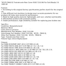 004-2005 FORD IXION 24 SP FWD L4 1.8L Transmission Rear Cover 4F27E FN4A-EL