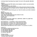 5x Window Switch Panel Bezel Door Handle Trim Set For VW Jetta MK4 1999-2004