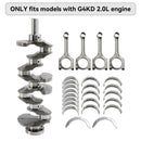 2005-2010 Hyundai Sonata Tucson Kia Sportage G4KD 2.0L Engine Rebuild Kit-Crankshaft Con Rod Bearing Kit