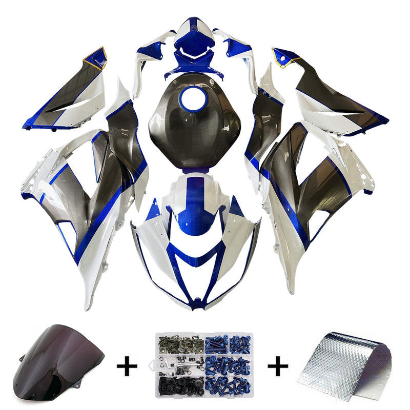 Injection Fairing Kit Bodywork Plastic ABS fit For Kawasaki ZX6R 636 2013-2018