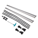 Universal Aluminium Car Roof Rack Luggage Carrier Cross Bar Rail Lockable 135CM