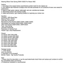 Steering Wheel Clock Spring 25567-CD025 For Nissan 350Z