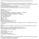 2014 Mercedes-Benz E250/E350/E400/E550/E63 AMG/E63 AMG S Left LED Outer Rear Tail Light Brake Lamp 2129060103 2129060757 2129060703