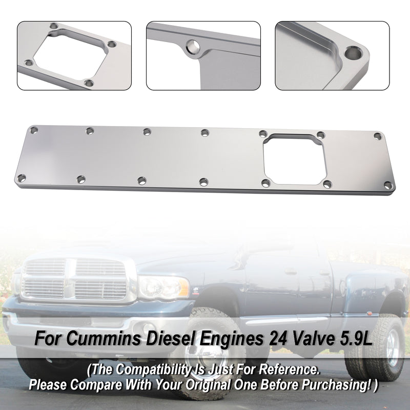 5.9L Intake Manifold Plenum Plate 24V 551714 Fit Dodge Ram Cummins 6BT Diesel