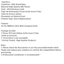 Tri-Color ABS Front Kidney Grille Insert Trims Clip For BMW X3 2025