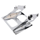 2009-2025 Street Electra Glide Road King Two Up Mounting Luggage Rack Chrome