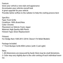 Big Horn Style Front Bumper Grill Grille Fit Dodge Ram 1500 2013-2018 Chrome