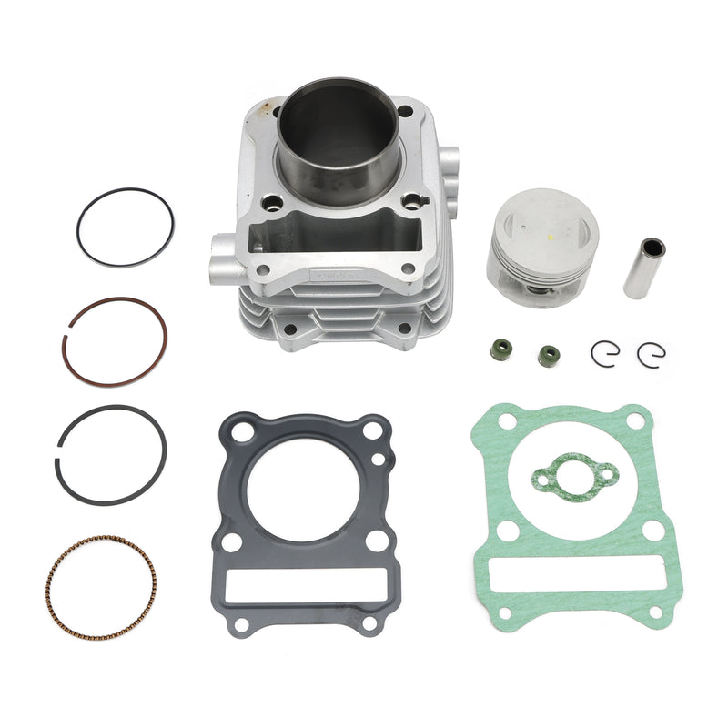 125cc Cylinder w/SLS Flat Piston Gaskets Kit for Suzuki EN125 GS125 GZ125 DR125