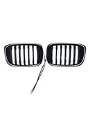 2018-2021 For BMW X3 X3M G01 G08  Pre-Facelift Gloss Black Front Kidney Mesh Grille Grill 51138469959