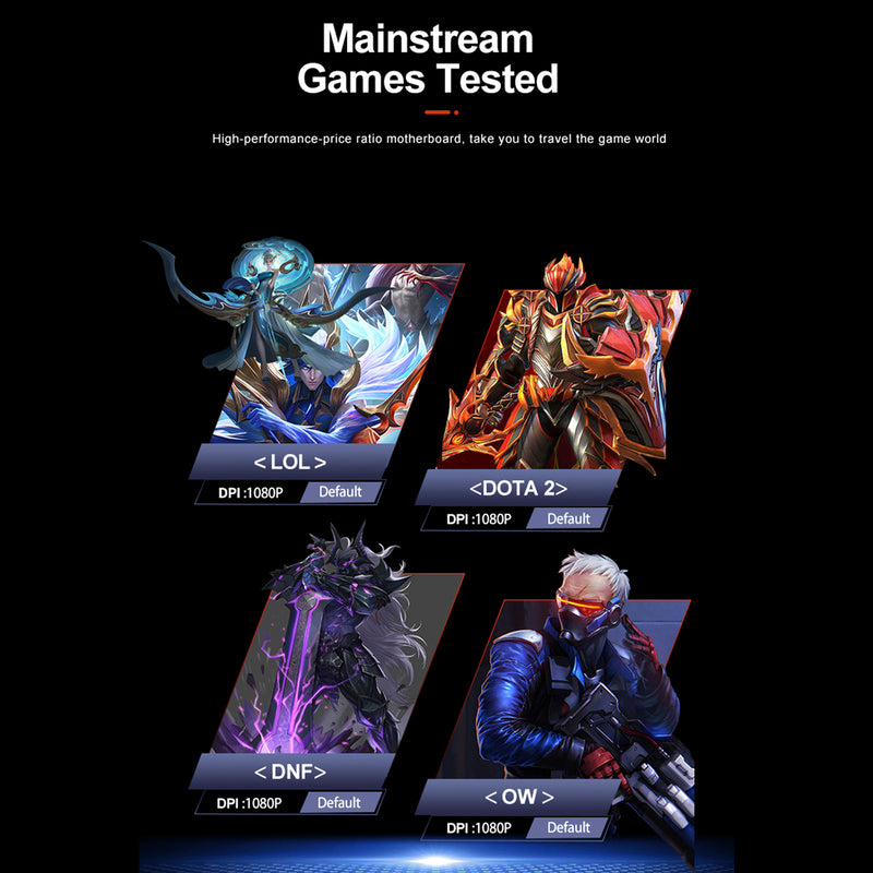 A320M-K Computer Motherboard AMD Socket AM4 CPU WIFI NVME Gigabit Network Card