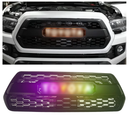 Toyota Tacoma 2016-2023 TRD PRO Style Grille Front Bumper Grill With RGB Color LED Light UP Letter