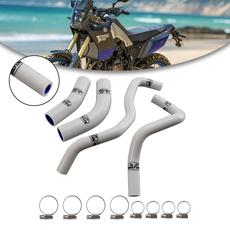 Silicone Radiator coolant Hose kit For Yamaha Tenere 700 2019-2024