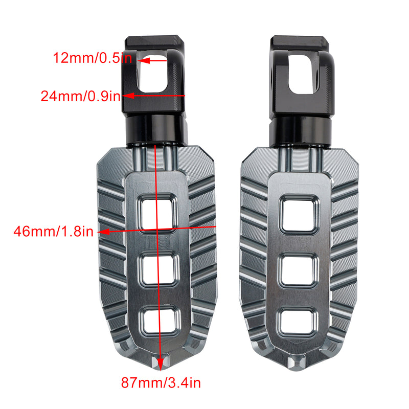 Front Footrests Foot Peg fit for Tiger 900 Scrambler 1200XC 1200XE 1200X 20-24