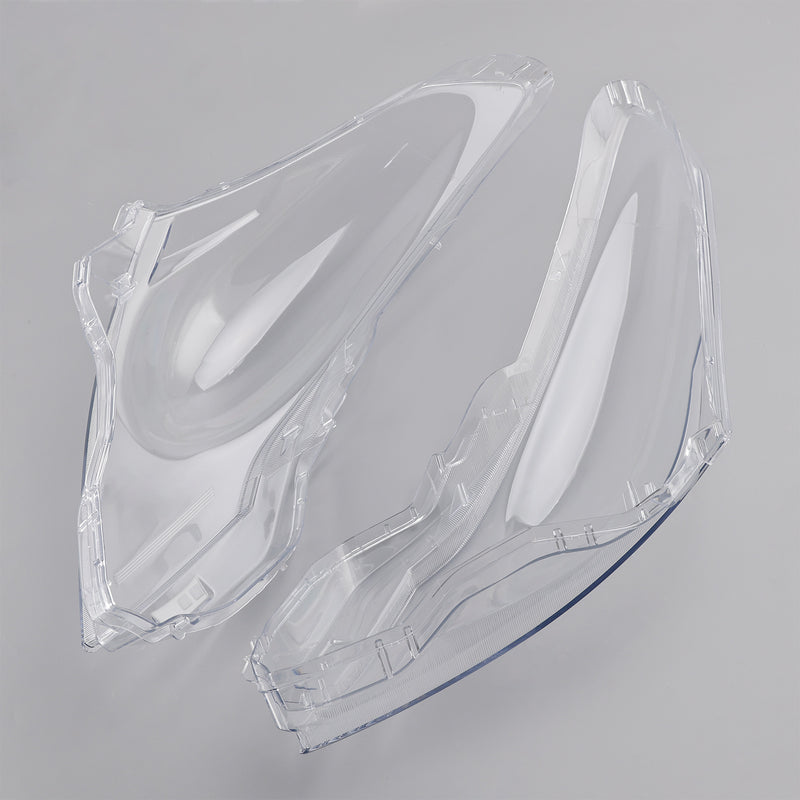 2pcs Headlight Lens Shell Cover Clear For Infiniti G25 G37 Sedan 2010-2013