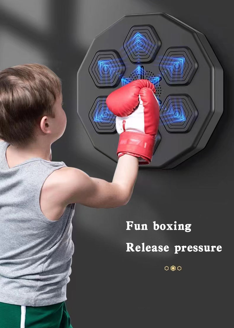 Wall Mount Boxing Training Target Bluetooth Music Indoor React Exercise Machine