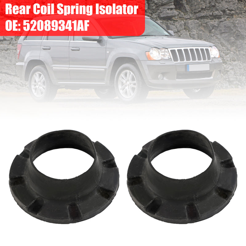 Jeep Grand Cherokee WK 2005-2010 2 x Rear Coil Spring Isolator 52089341AF