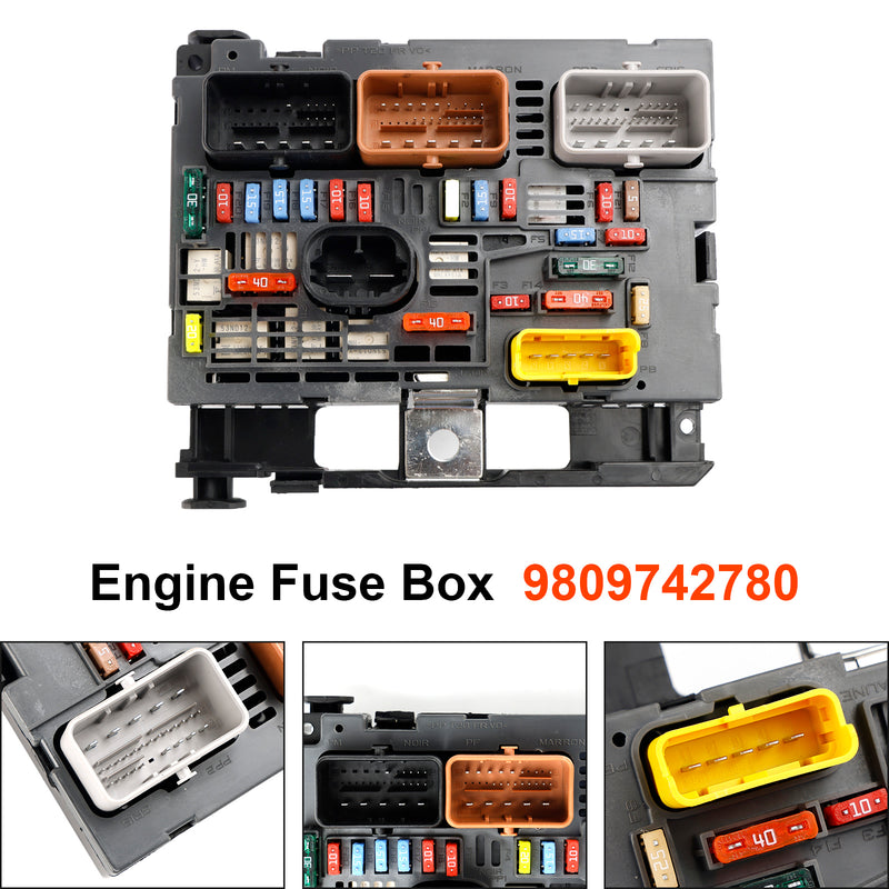 2004-2010 Citroen C4 Peugeot 607 Fuse Box BSM 9807028780