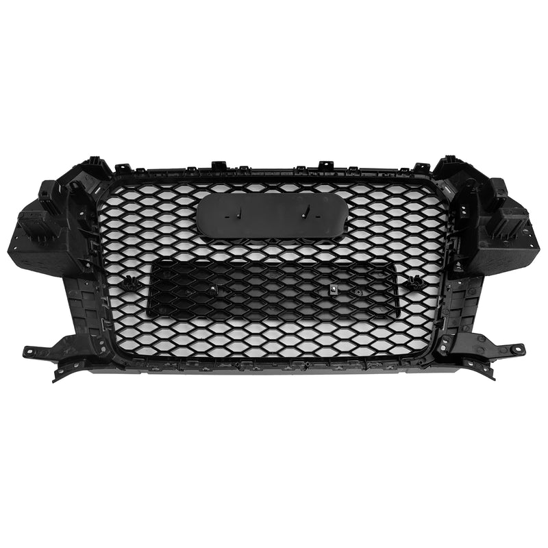 RSQ3 Style Gloss Black Front Honeycomb Mesh Grille Fit Audi Q3 2011-2015