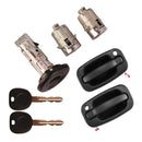 Exterior Door Handle & 2 Door Lock Set & 2 SAME KEYS For GM Chevy 2001-2006