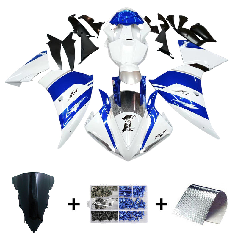 Amotopart Yamaha YZF 1000 R1 2009-2011 Fairing Kit Bodywork Plastic ABS