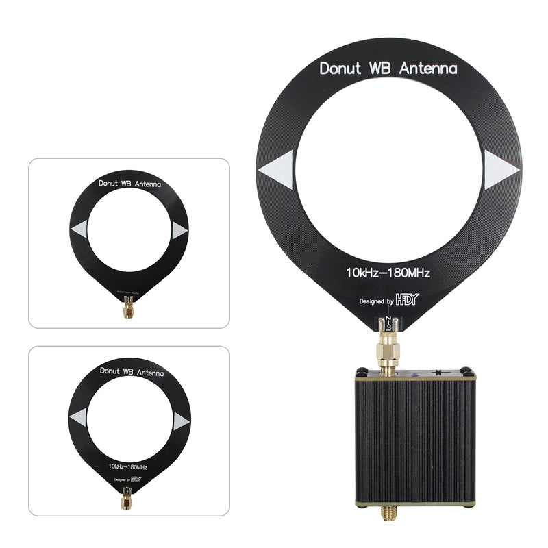 10Khz-180Mhz Upgraded Donut Broadband Antenna With Low Impedance Converter