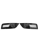 Chrome Fog Light Cover Grille Fit Audi A4 B8.5 2013-2015 Standard Bumper