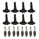 8X Ignition Coil & Spark Plug UF574 For Volvo XC90 4.4L V8 2005-2010