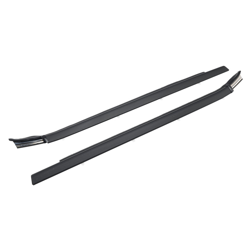 4pcs Weatherstrip Outer Lower Window For Toyota Tundra 2000-2006 Double Cab