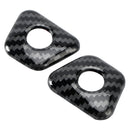 Carbon Fiber Inner Door Bolt Lock Down Frame Trim For BMW 5 Series G30 18-22