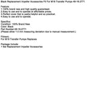 Black Replacement Impeller Accessories Fit For M18 Transfer Pumps 49-16-2771